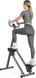 Smart Foldable Cardio Stair Stepper, Vertical Climber with Extended Step Range,  App Connection —