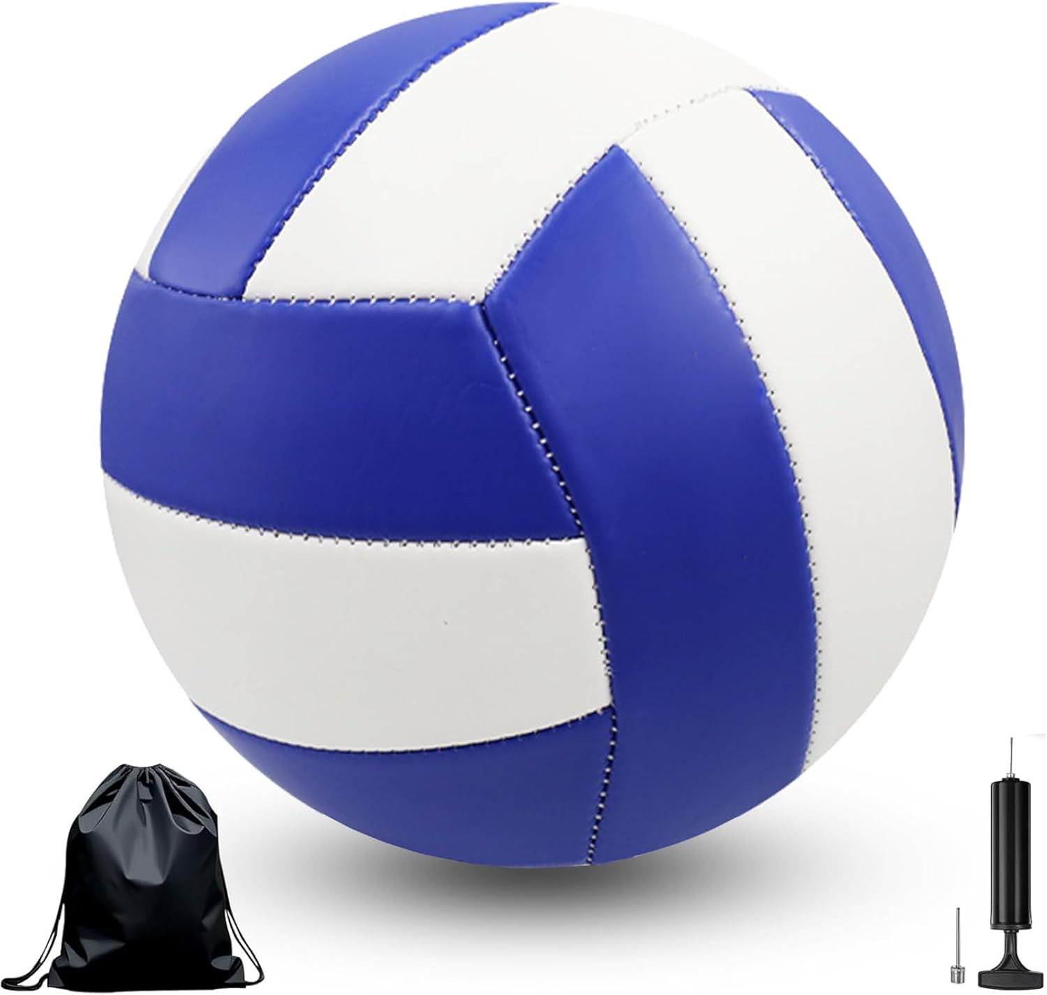 Volleyball, Girls Volley Ball for Outdoor or Beach Play, Soft Volleyball Official Size 5 with Pump Needles, Beach Volley Ball for Kids Teens Adults Beginners