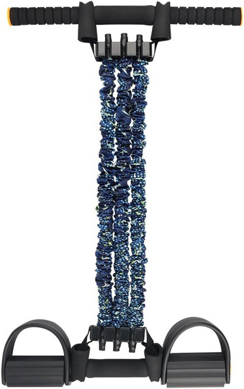 Grip Strength Trainer Resistance Bands for Gym Fitness Yoga Workout, Elastic Sit Up Equipment for Arm Waist Leg Press Muscle Exercise Chest Expander (Color : Green) (Blue)