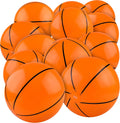 12 Pieces Basketball Beach Ball 11 Inch Inflatable Basketball Bouncing Sports Ball Bouncy Toy Favors for Basketball Birthday Party Summer Beach Pool Games Decorations