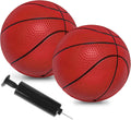 6" Mini Basketballs, 2 Pack Small Basketball for Kids Basketball Hoop, PVC Pool Basketball for Indoor Basketball Hoop, Toy Basketball for Toddler