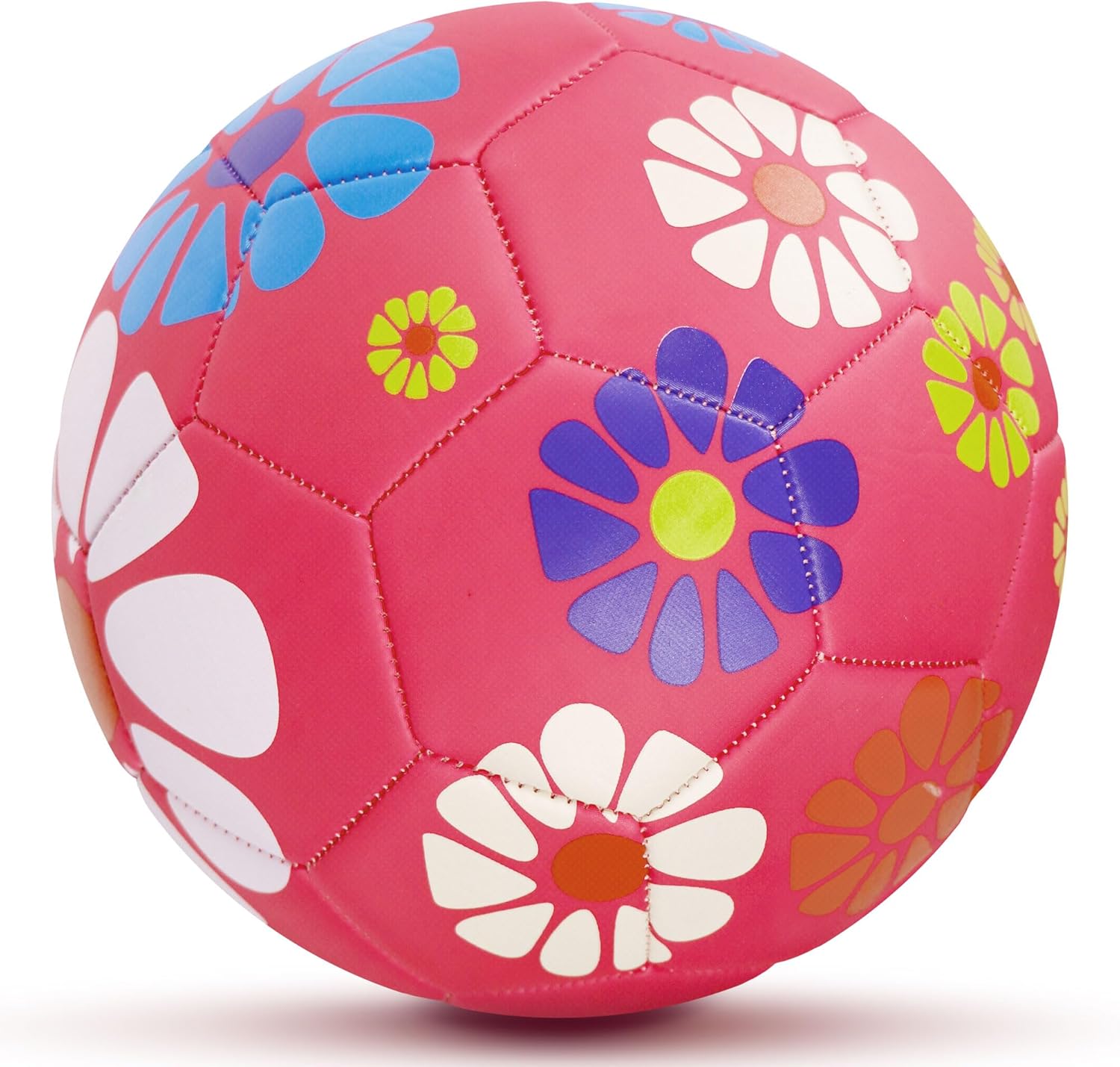 Soccer Balls Size 3 - Girls Soccer Ball Size 3, Soccer Ball for Kids Aged 4-6 6-8 Outdoors Sports Ball Recreation Playing Ball Birthday Christmas Soccer Gifts