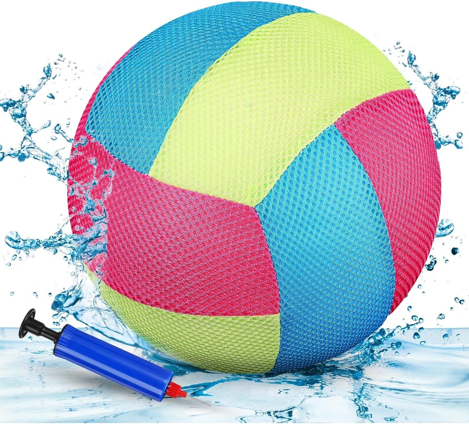 8.5 Inch Waterproof Volleyball with  Technology Water Beach Pool Volleyball for Teens Adults Pool Game Outdoor and Indoor
